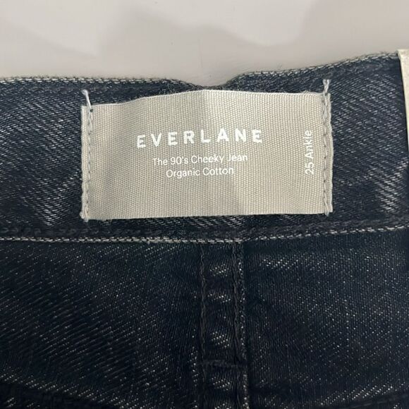 NWT Everlane The ’90s Cheeky® Jean in Washed Black Size 25 Ankle - Picture 7 of 15